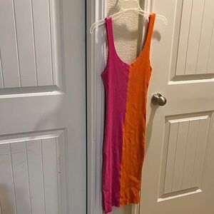 Amazon Pink and Orange Women's Dress